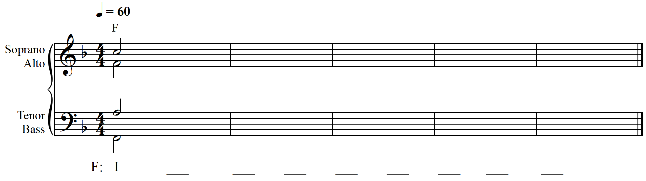 melodic dictation simple meter intermediate example 6